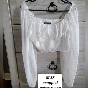 Cropped blouse